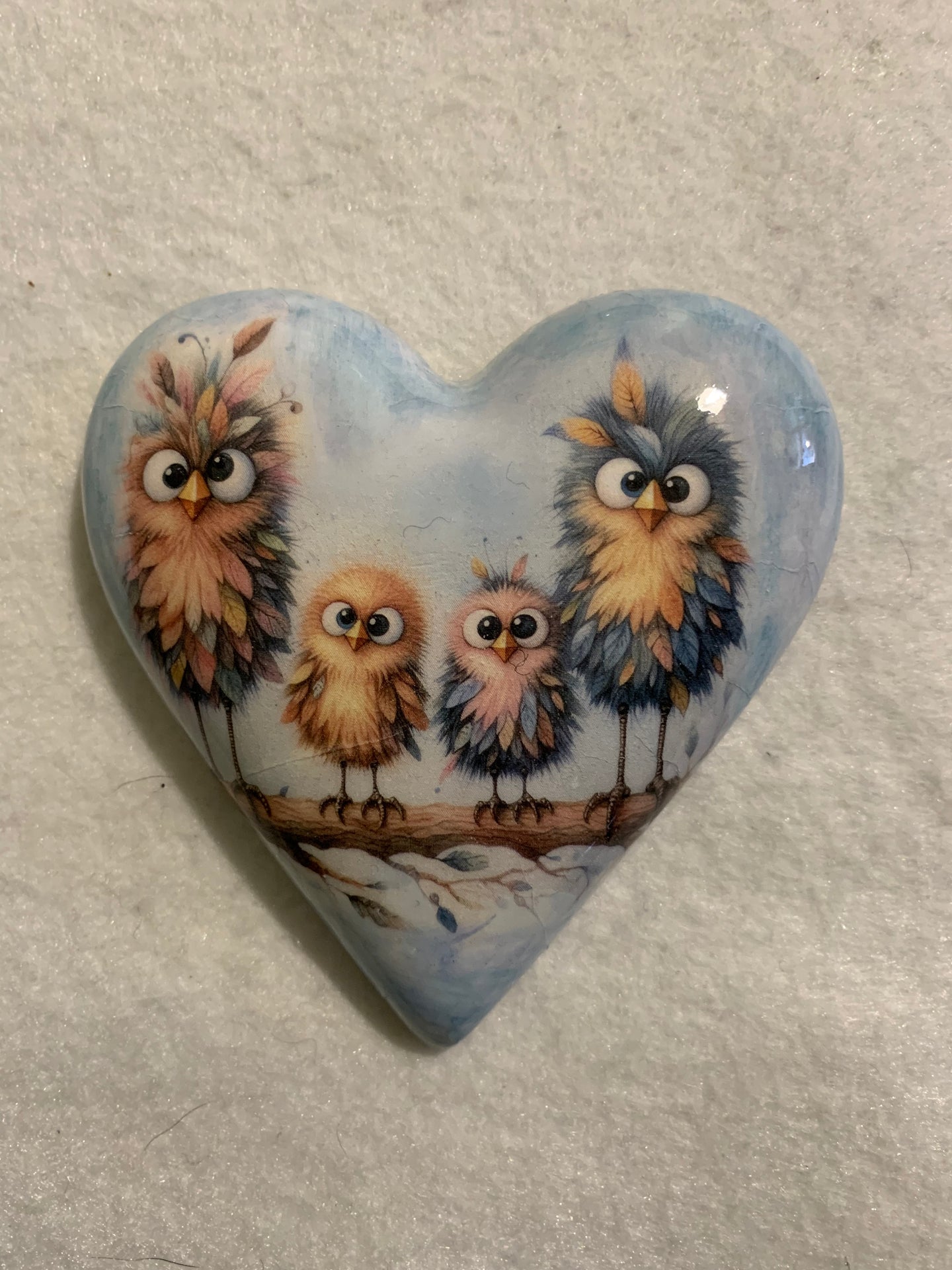 Decoupaged  Hanging Heart