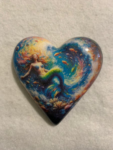 Decoupaged  Hanging Heart