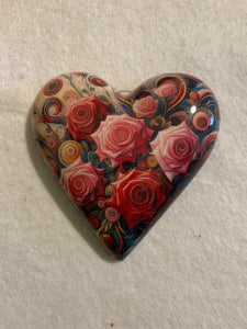 Decoupaged  Hanging Heart