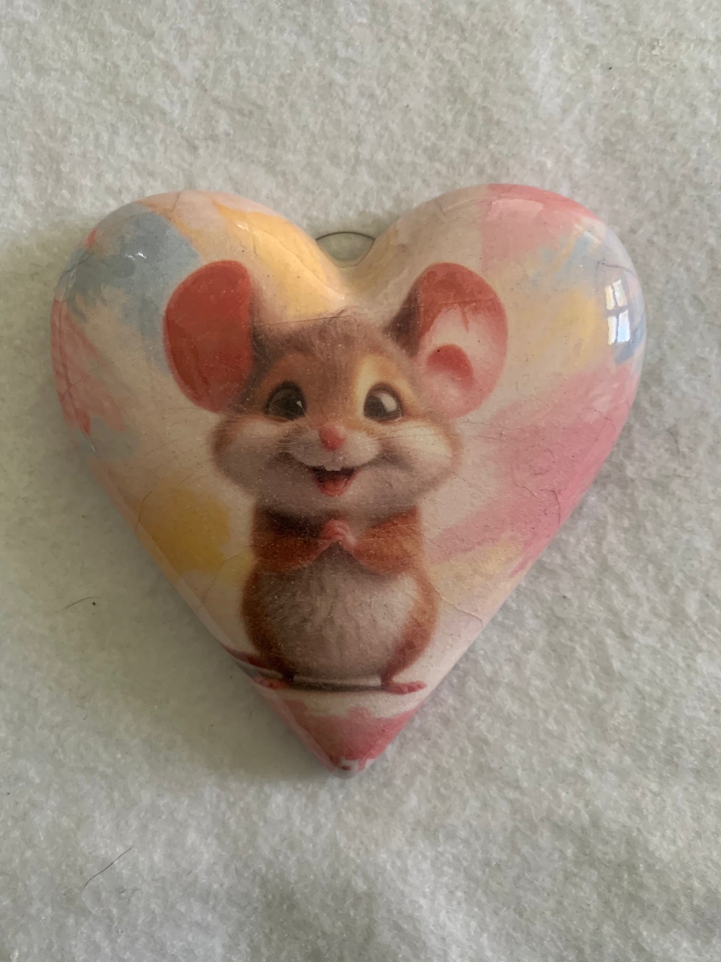 Decoupaged  Hanging Heart