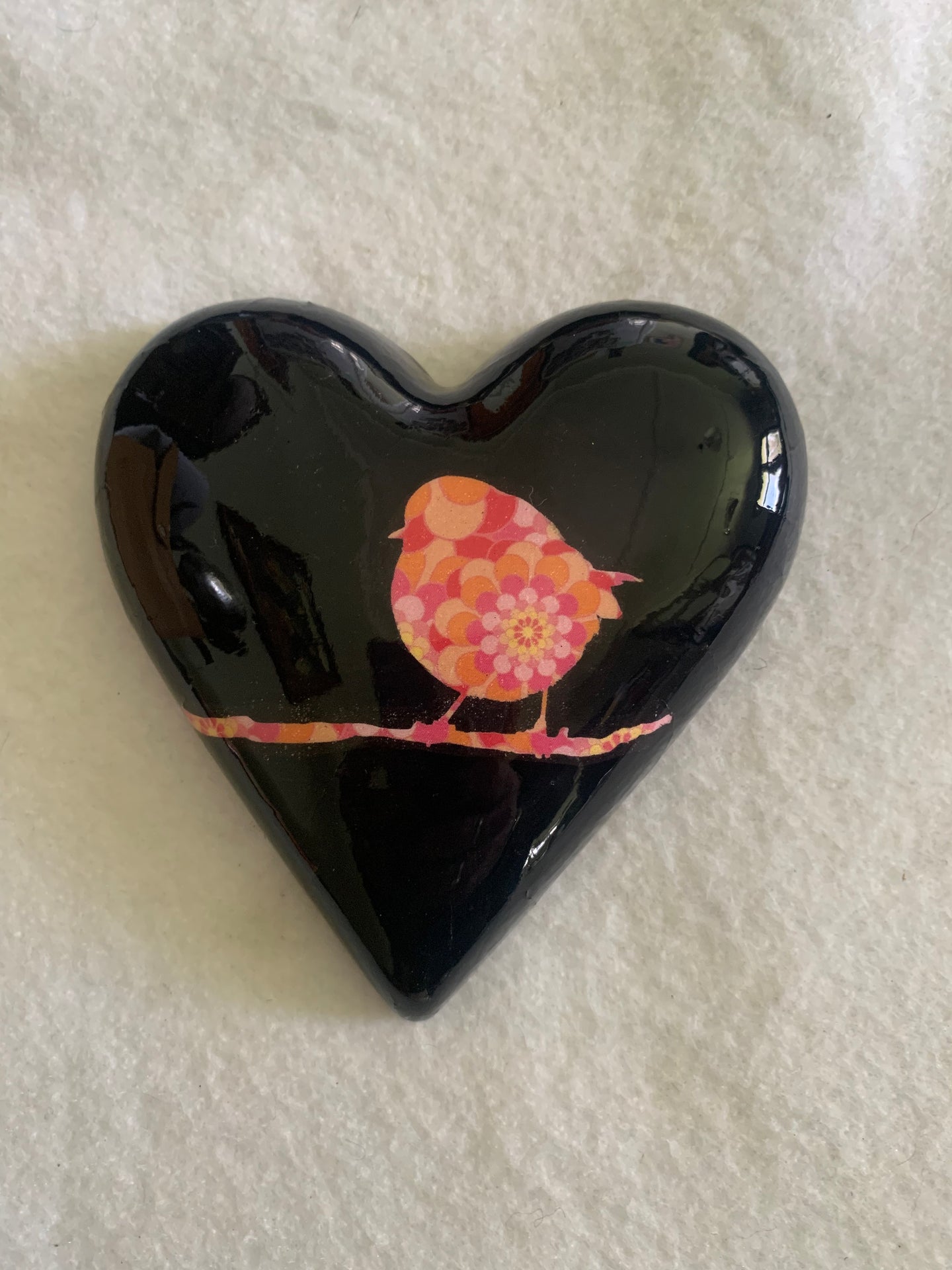 Decoupaged  Hanging Heart