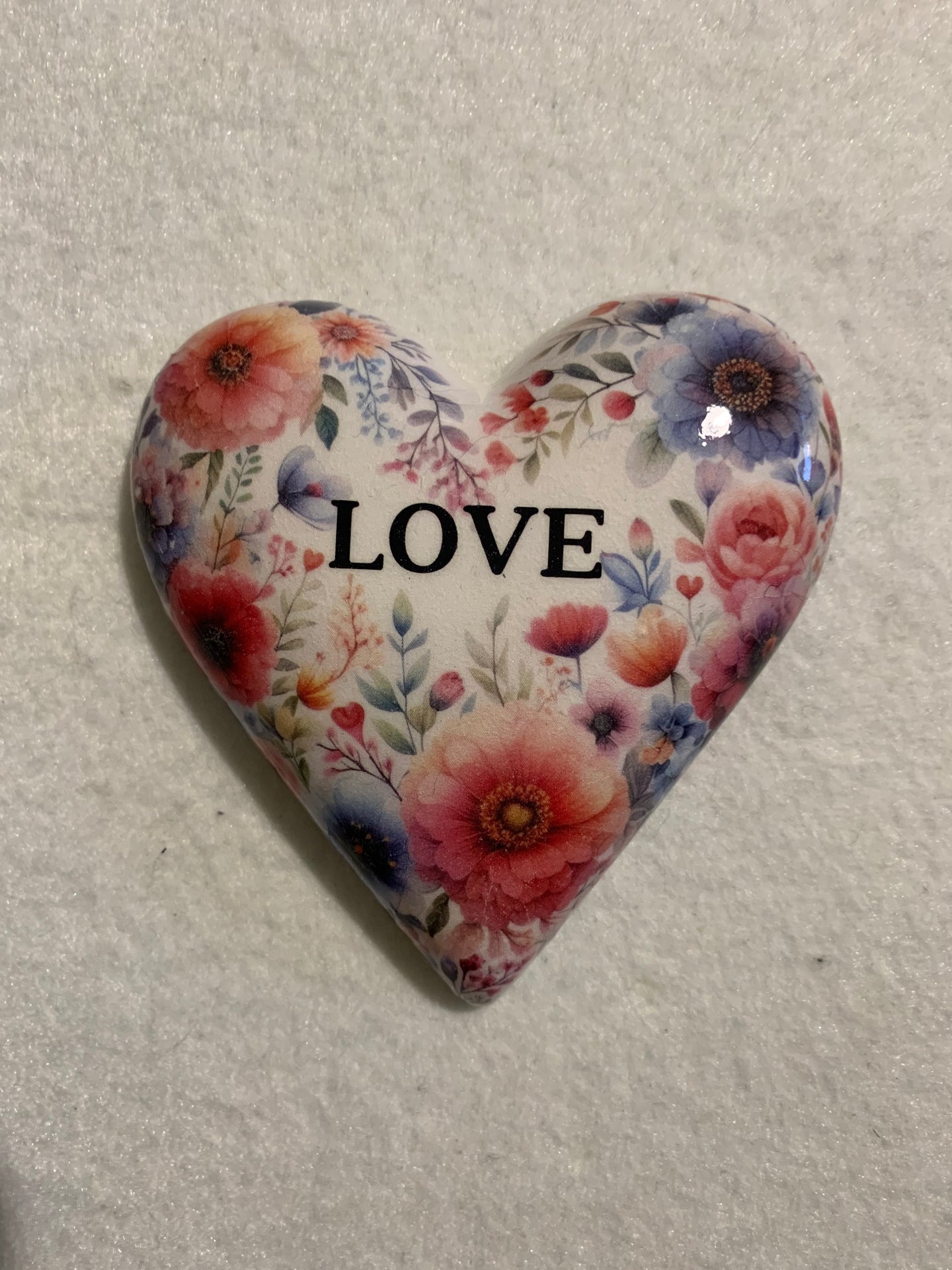 Decoupaged  Hanging Heart