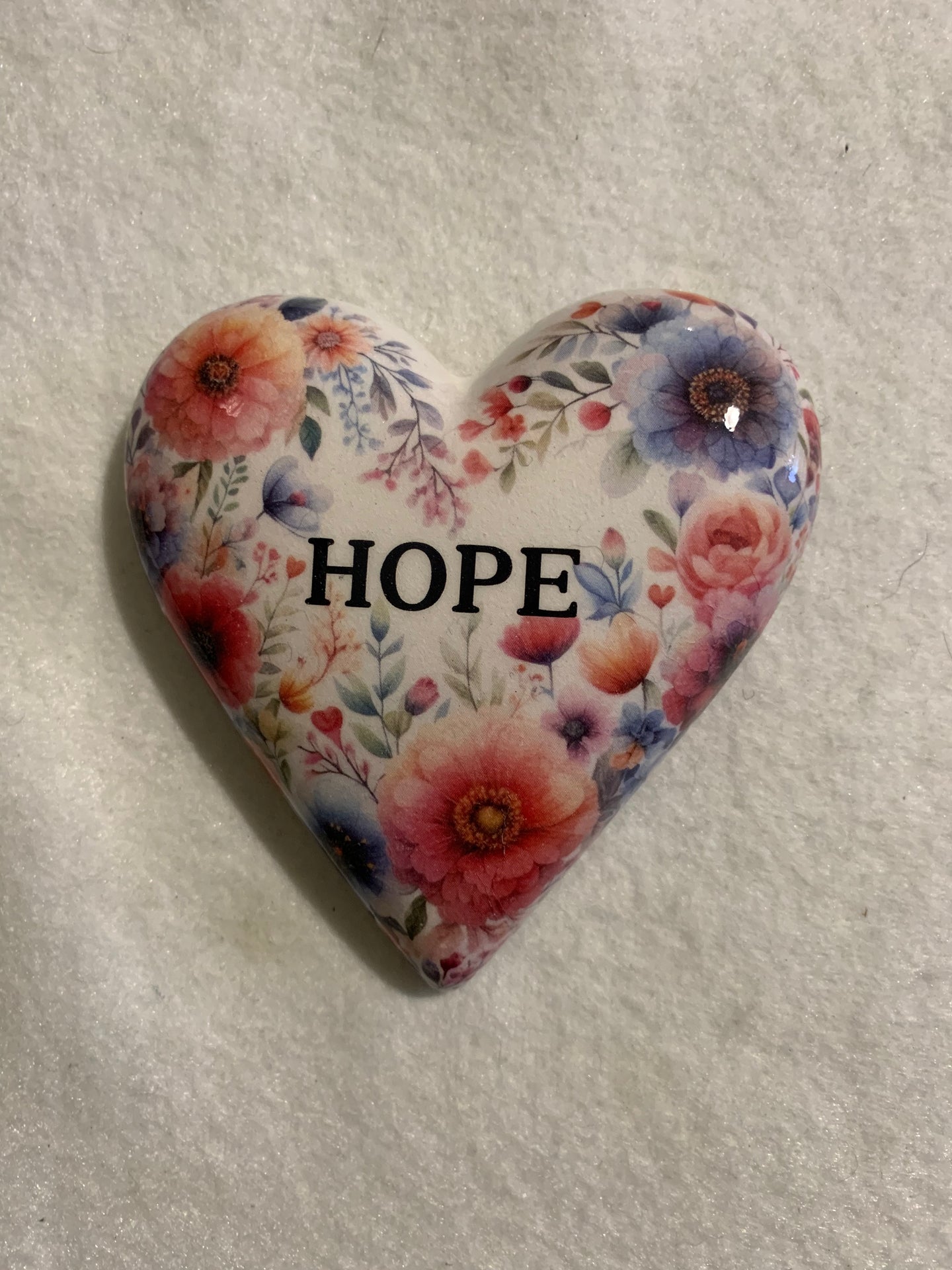 Decoupaged  Hanging Heart