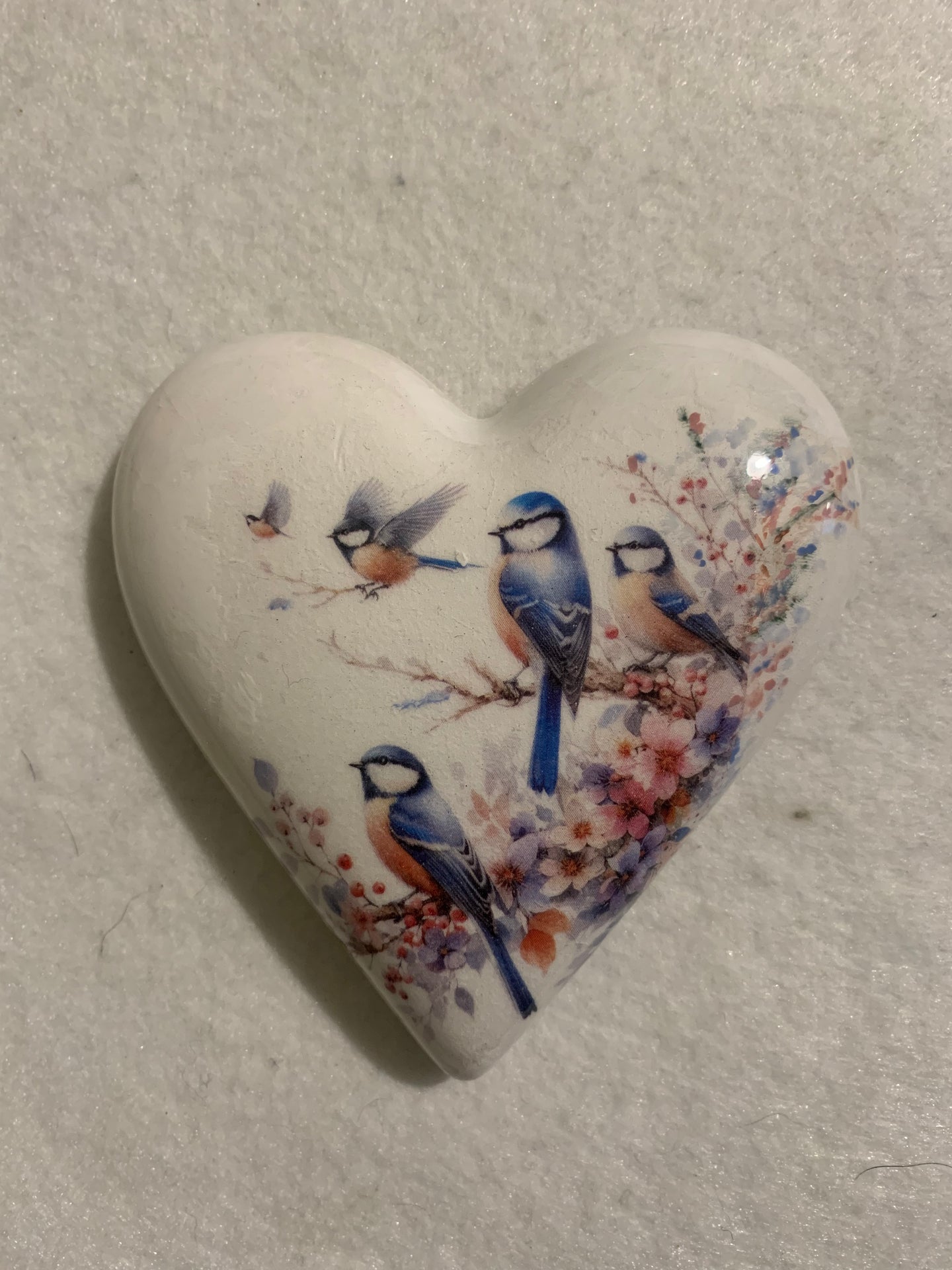 Decoupaged  Hanging Heart