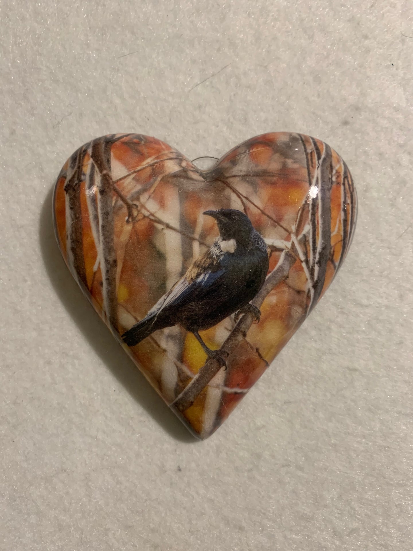 Decoupaged  Hanging Heart