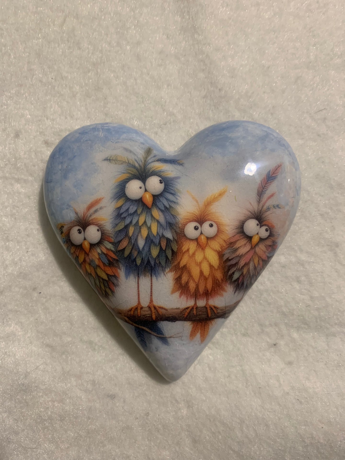 Decoupaged  Hanging Heart