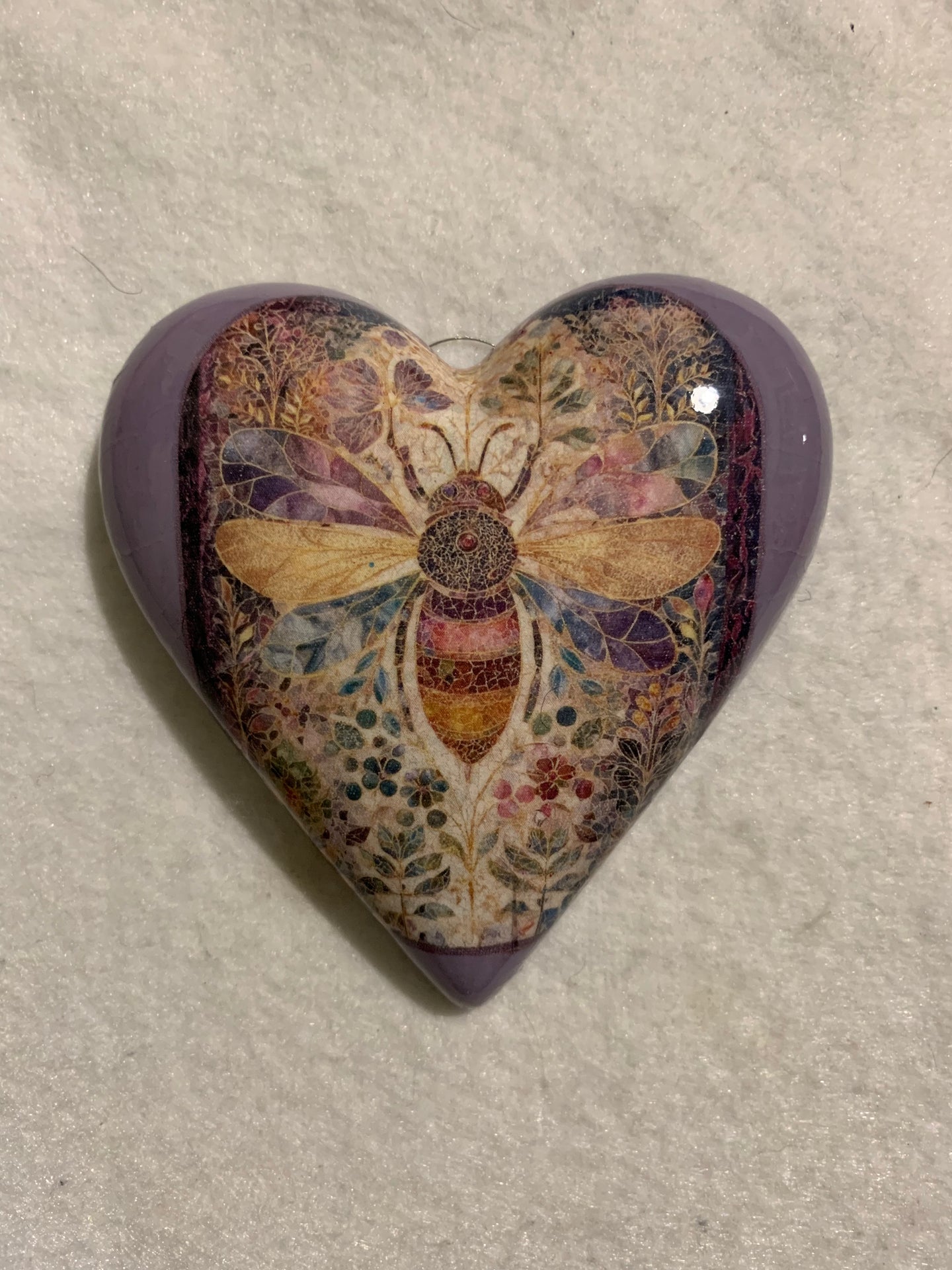 Decoupaged  Hanging Heart