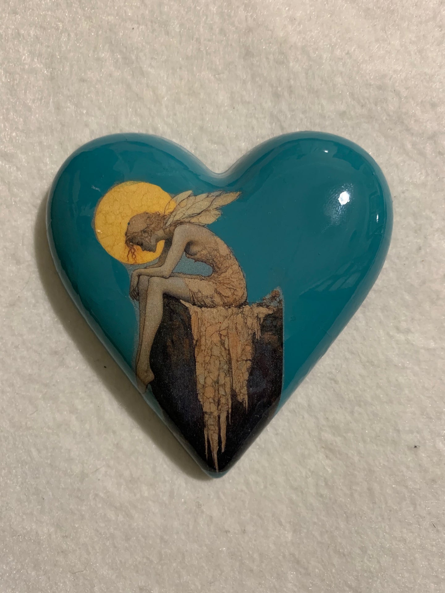 Decoupaged  Hanging Heart