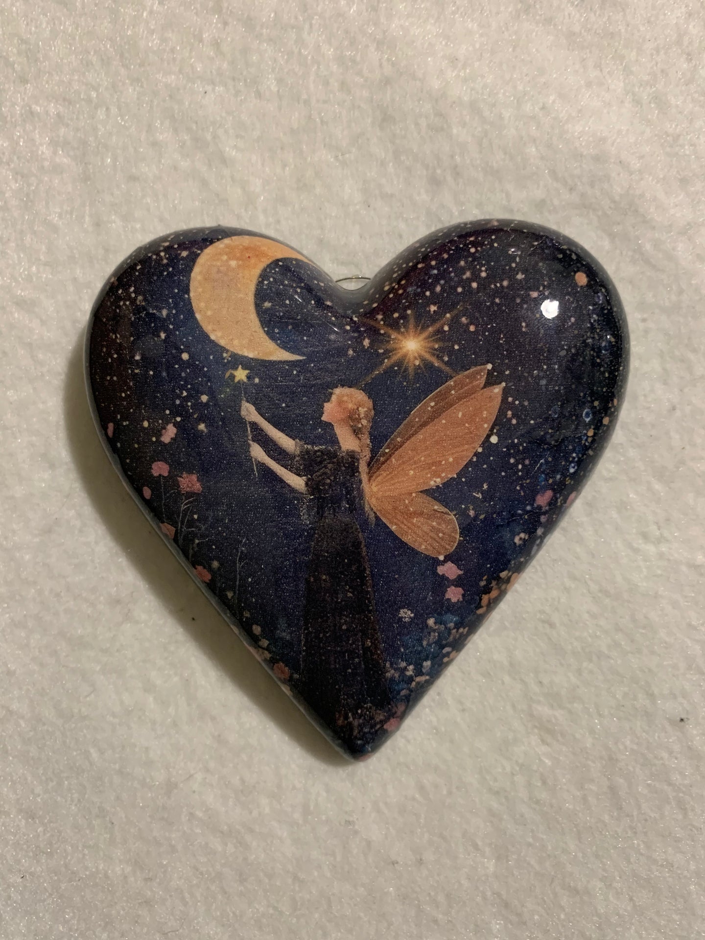 Decoupaged  Hanging Heart