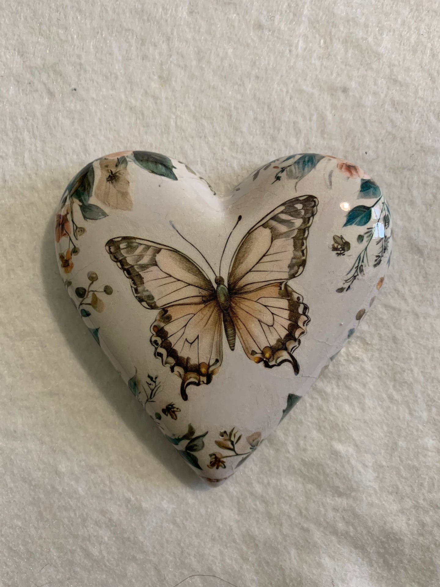 Decoupaged  Hanging Heart