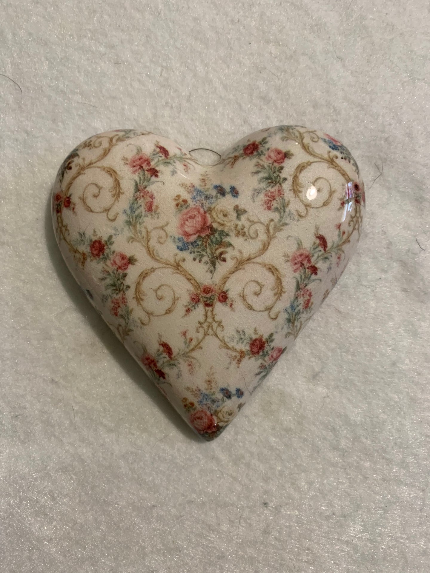 Decoupaged  Hanging Heart