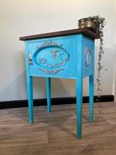 Load image into Gallery viewer, Beautiful Blue Side Table
