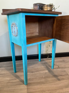 Beautiful Blue Side Table