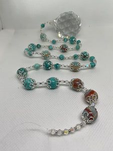 Hanging Crystal-Turquoise