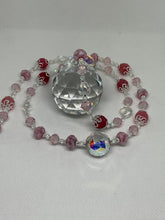 Load image into Gallery viewer, Hanging Crystal-Rhodonite
