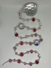 Load image into Gallery viewer, Hanging Crystal-Rhodonite

