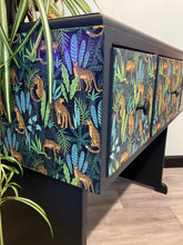 Load image into Gallery viewer, Statement Console Table / Desk – Jungle Print
