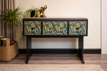 Load image into Gallery viewer, Statement Console Table / Desk – Jungle Print
