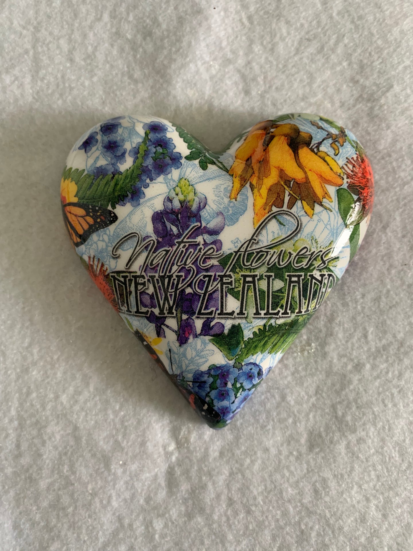 Decoupaged  Hanging Heart