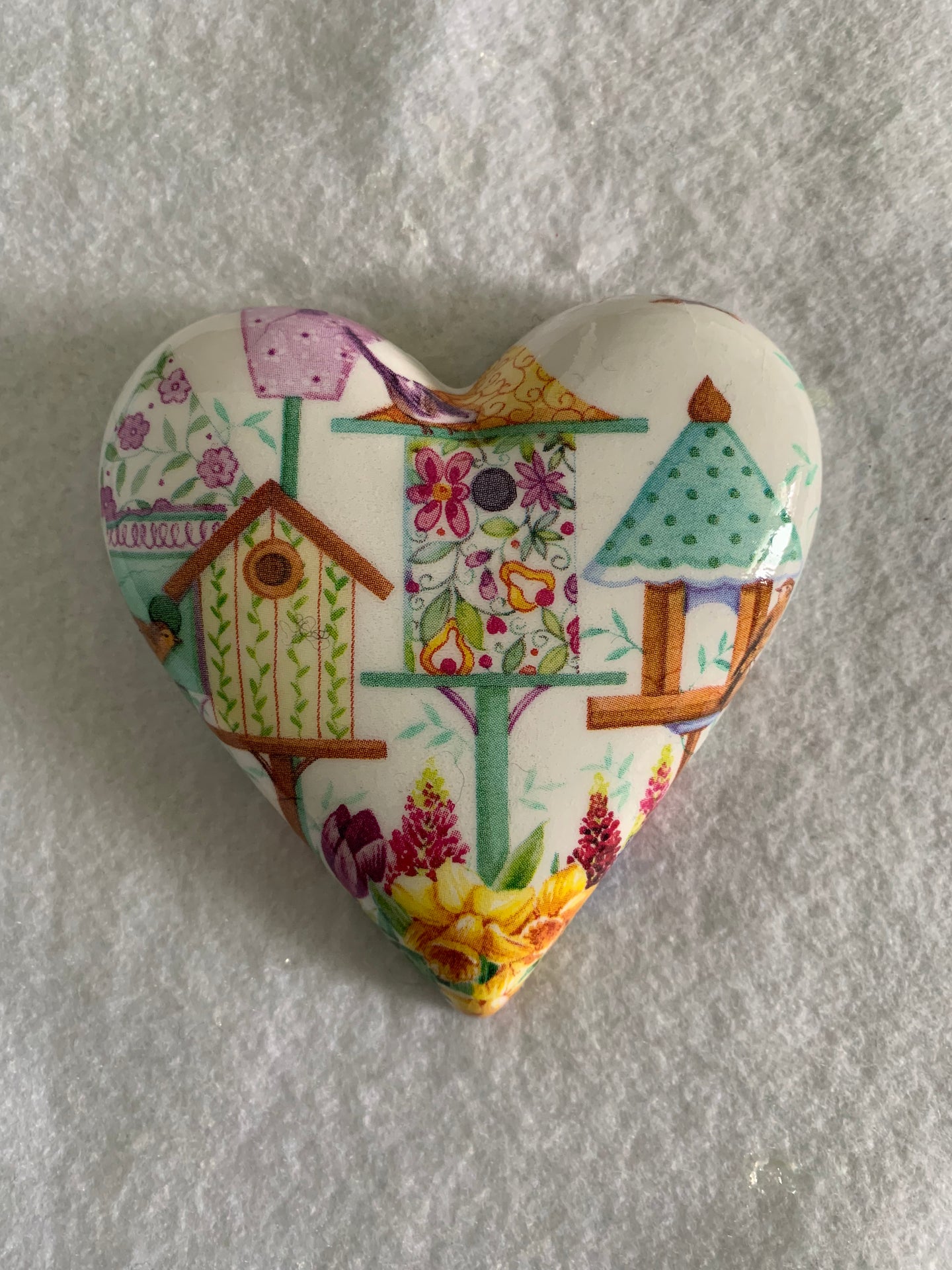 Decoupaged  Hanging Heart