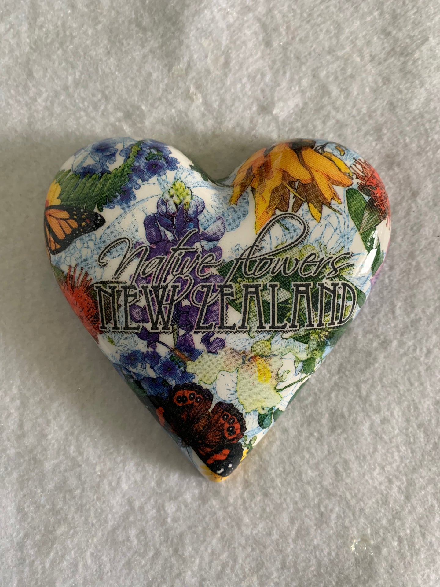 Decoupaged  Hanging Heart