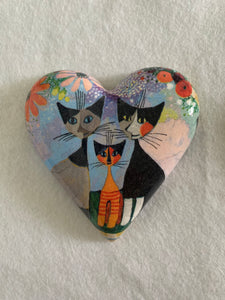 Decoupaged  Hanging Heart