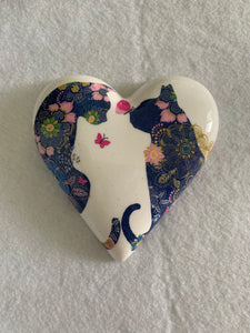 Decoupaged  Hanging Heart