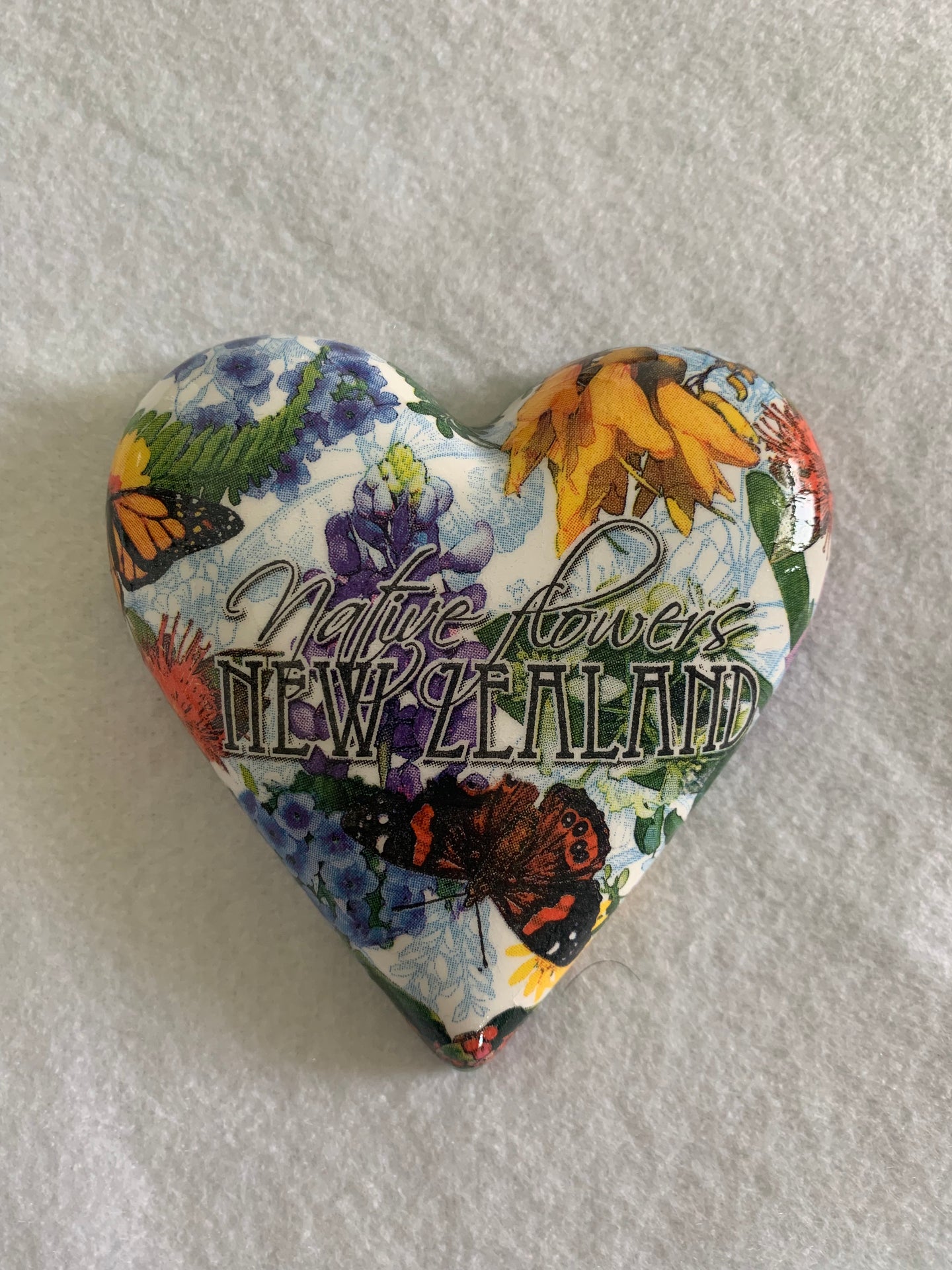 Decoupaged  Hanging Heart