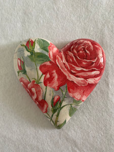 Decoupaged  Hanging Heart