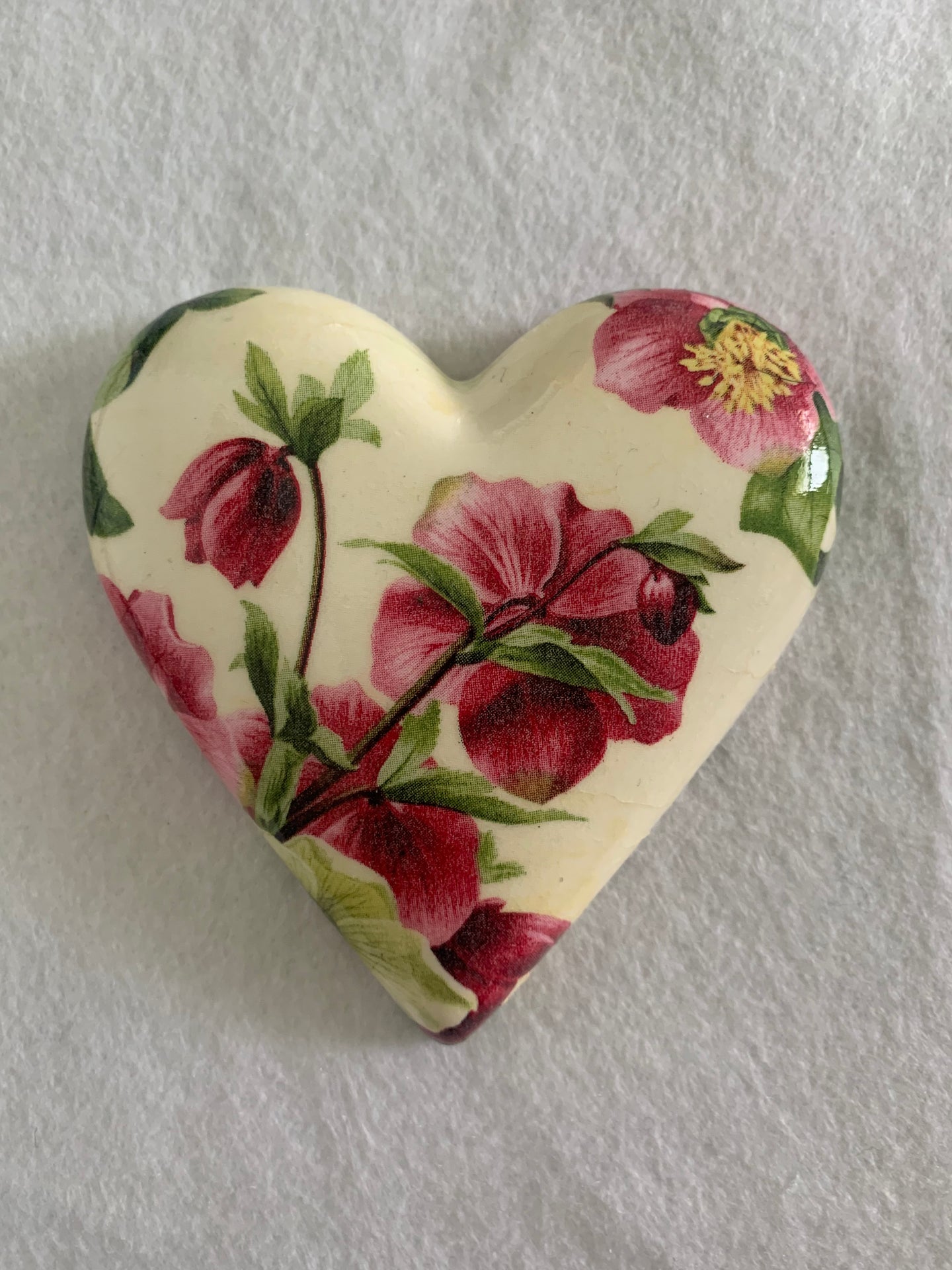 Decoupaged  Hanging Heart