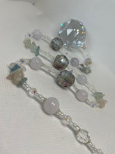 Load image into Gallery viewer, Hanging Crystal-White agate &amp;  Morganite
