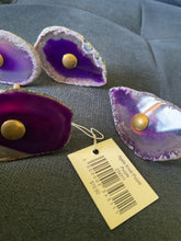 Load image into Gallery viewer, Agate Purple Knobs
