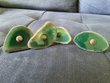 Load image into Gallery viewer, Green Agate knobs x 4
