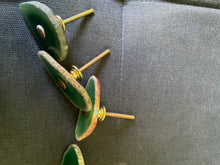 Load image into Gallery viewer, Green Agate knobs x 4
