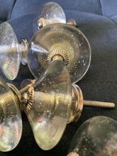 Load image into Gallery viewer, Clear Circle Glass Knobs x 6
