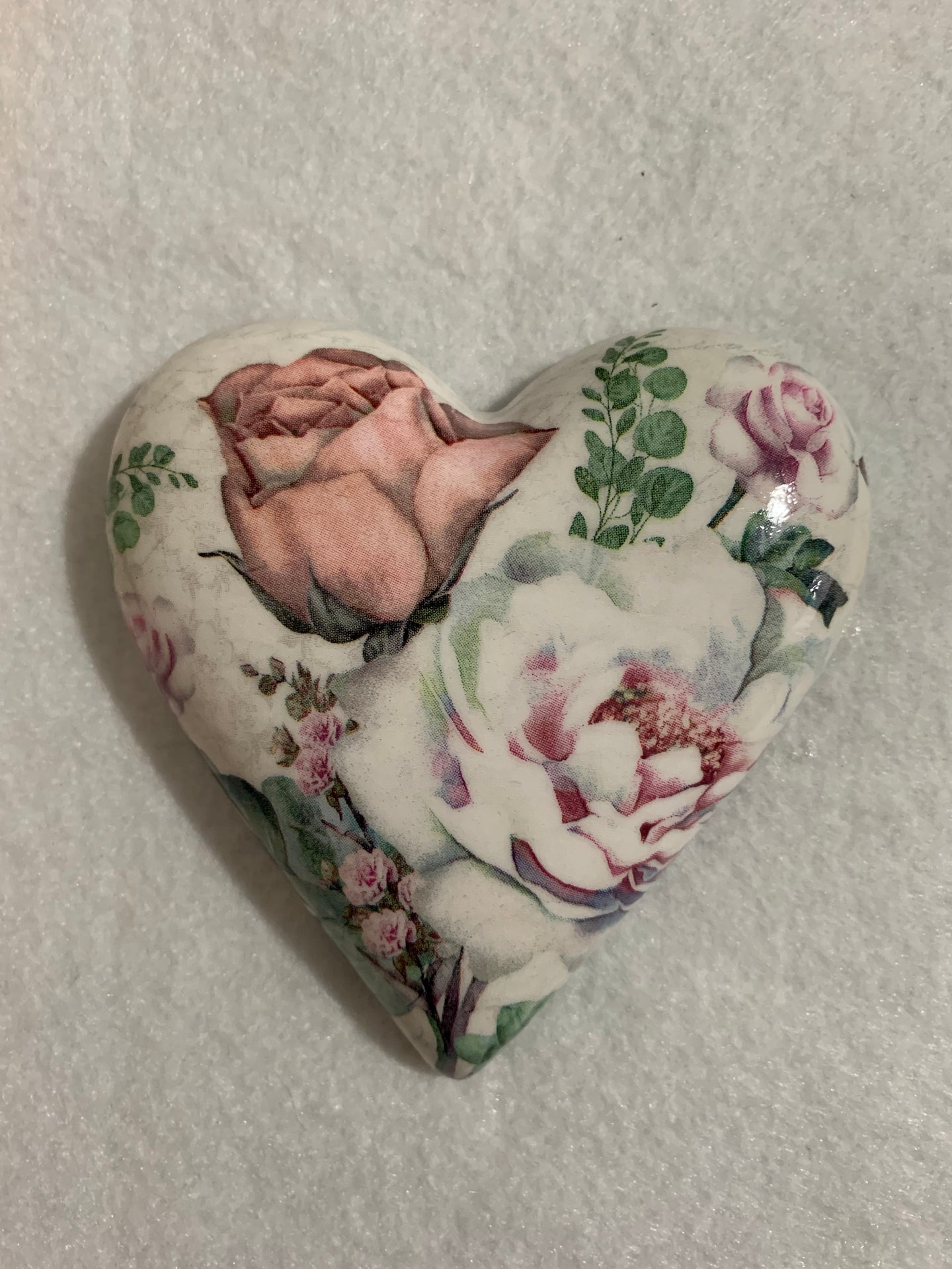 Decoupaged  Hanging Heart