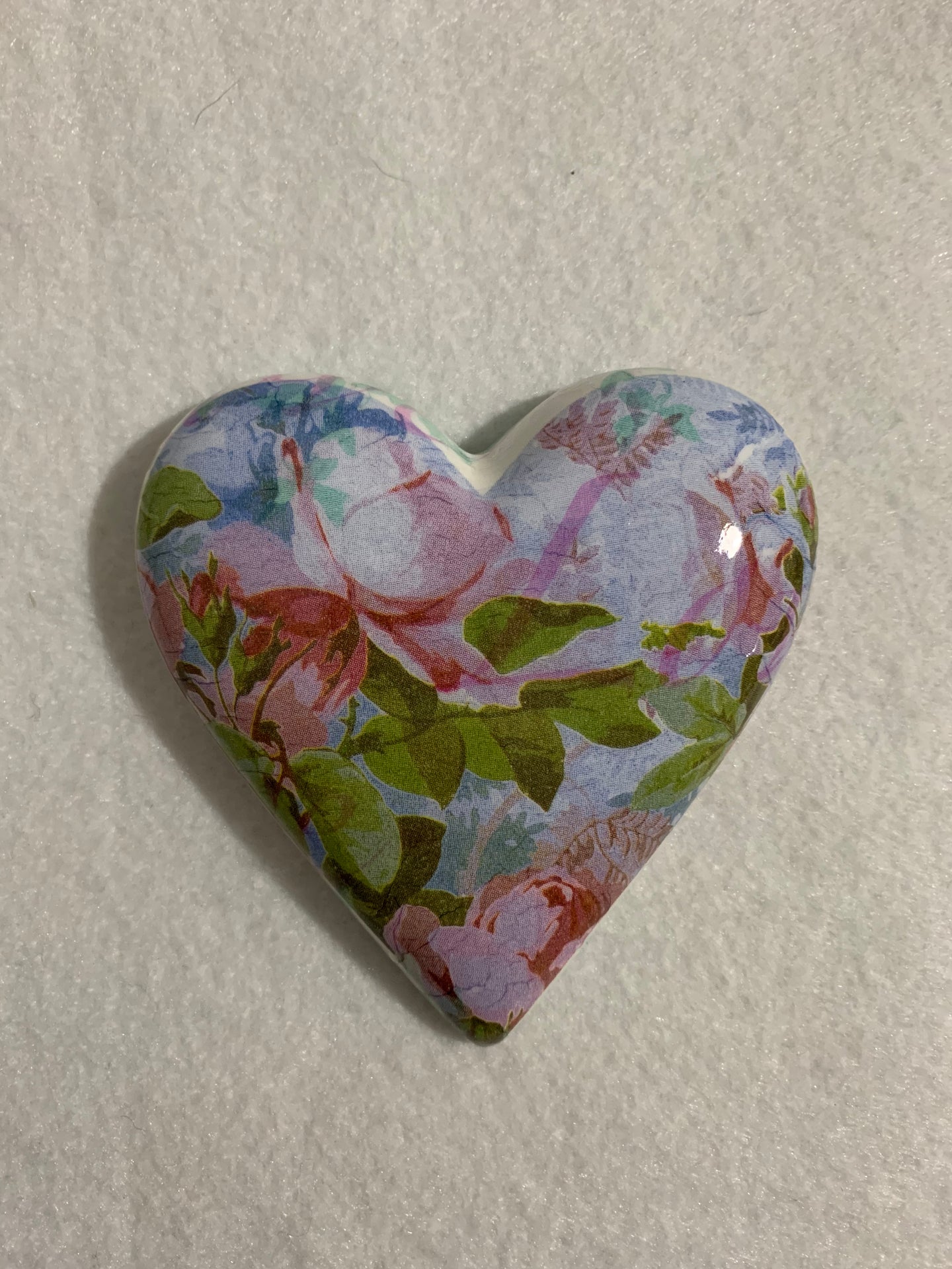 Decoupaged  Hanging Heart