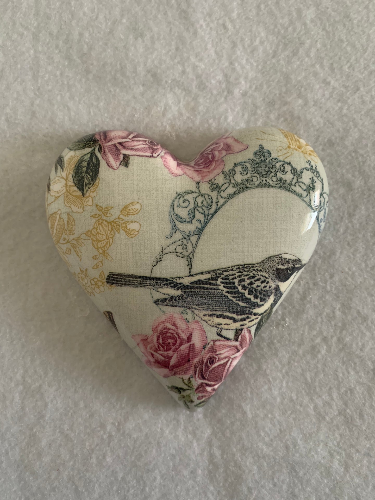 Decoupaged  Hanging Heart