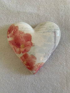 Decoupaged  Hanging Heart