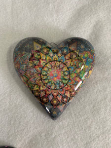 Decoupaged  Hanging Heart