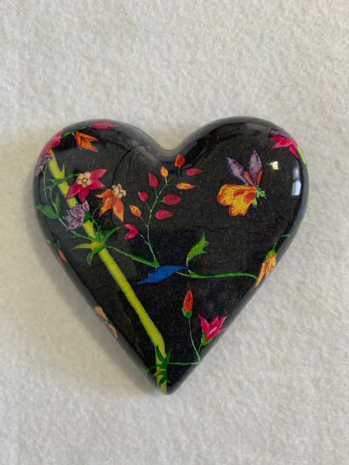 Decoupaged  Hanging Heart