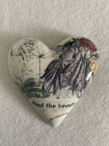 Decoupaged  Hanging Heart