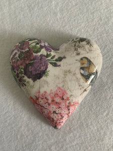 Decoupaged  Hanging Heart