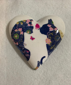 Decoupaged  Hanging Heart