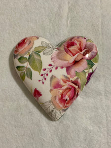 Decoupaged  Hanging Heart