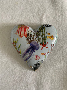 Decoupaged  Hanging Heart