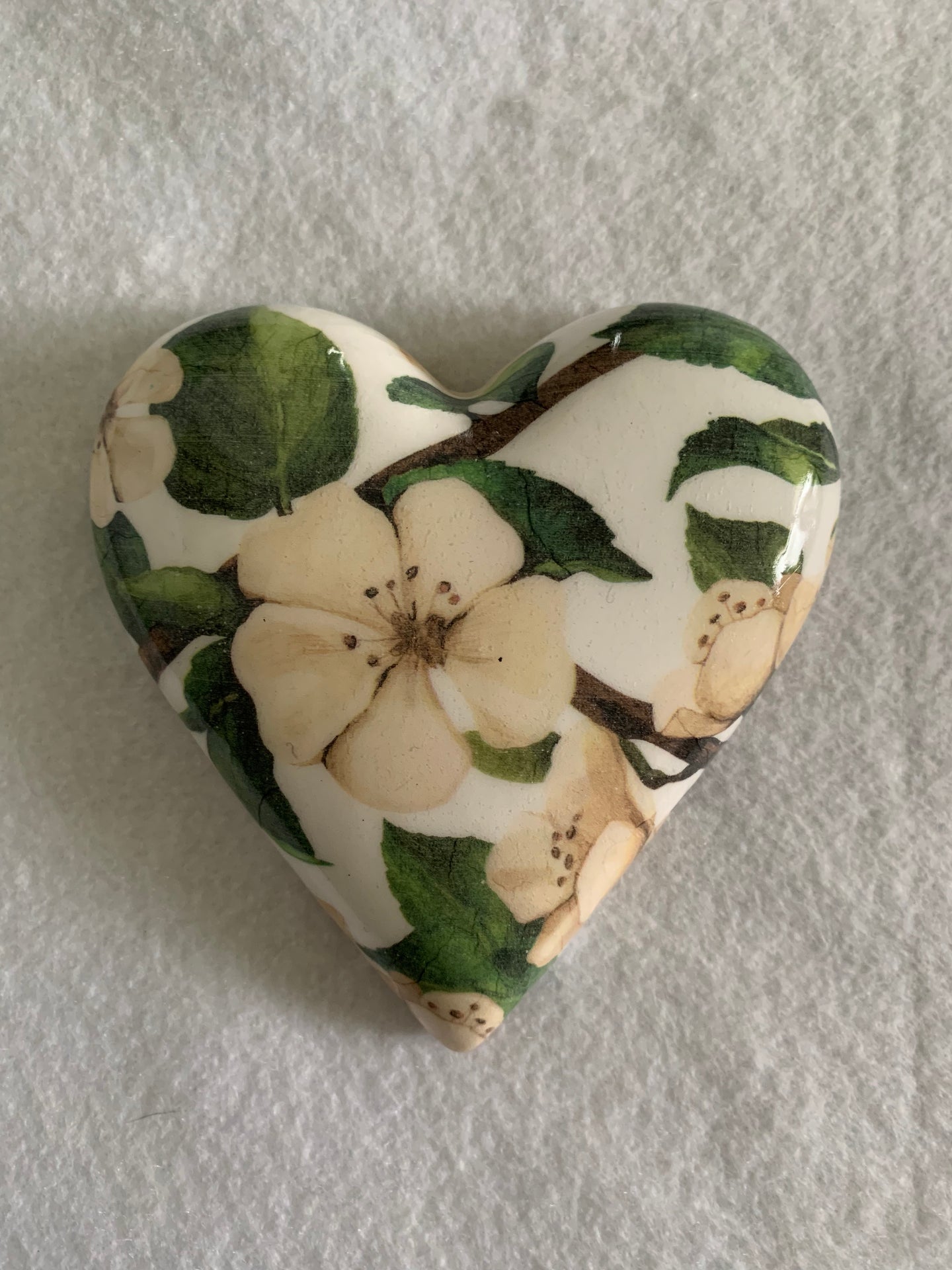 Decoupaged  Hanging Heart