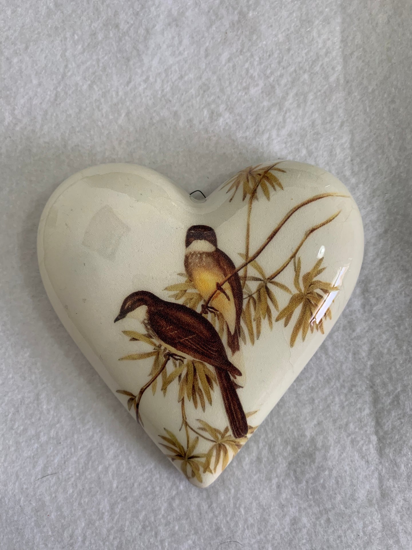 Decoupaged  Hanging Heart