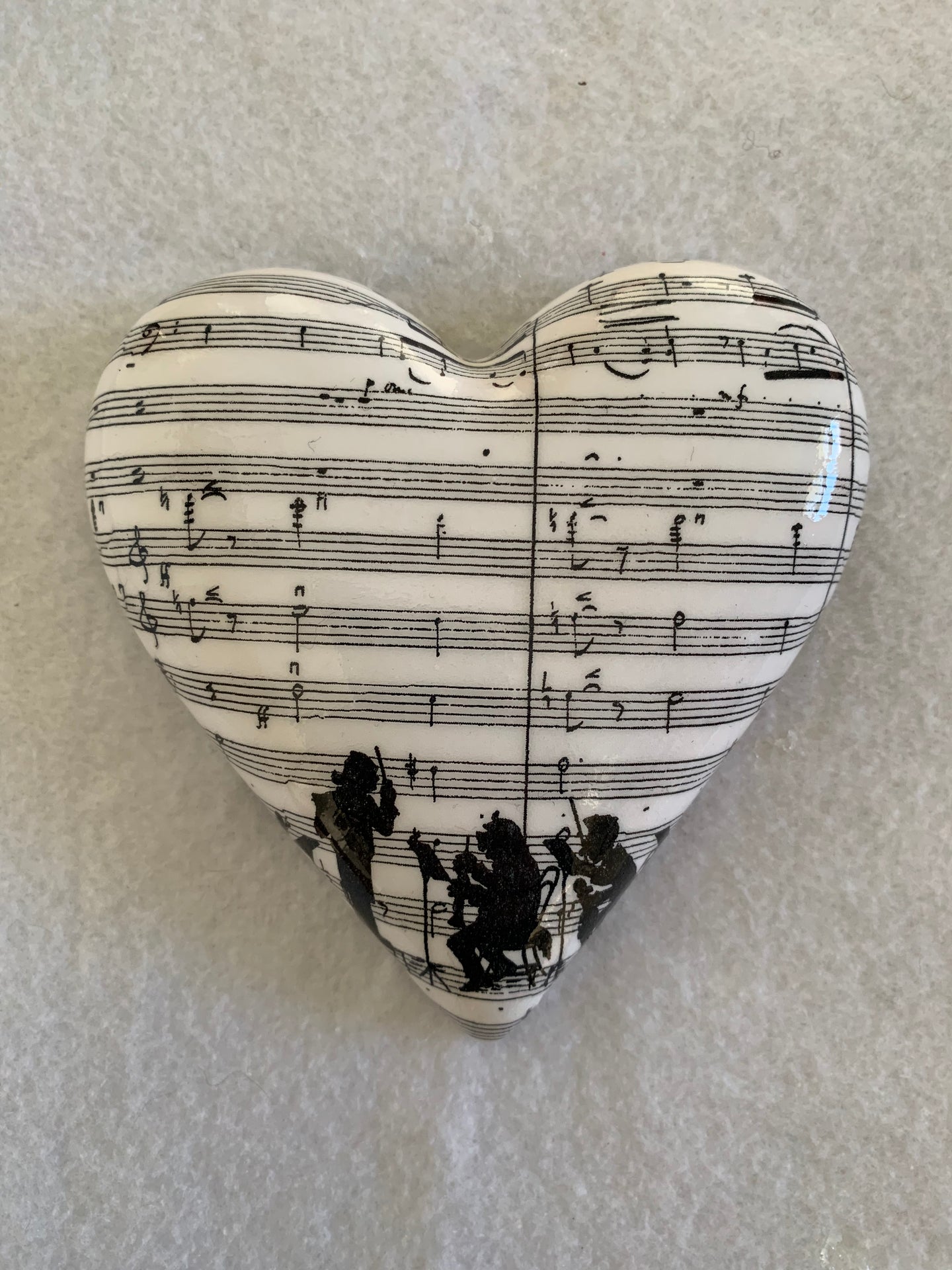 Decoupaged  Hanging Heart