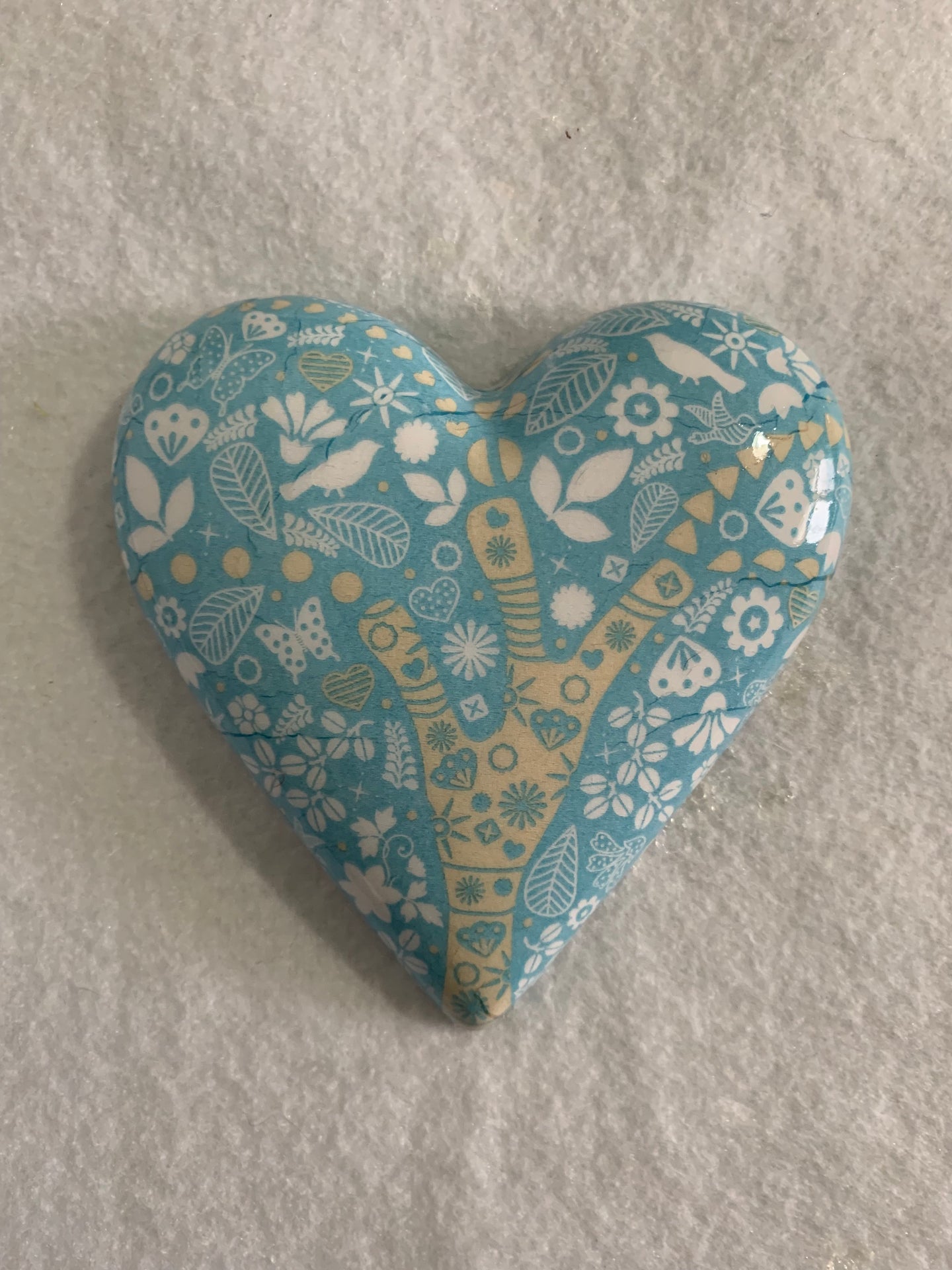 Decoupaged  Hanging Heart